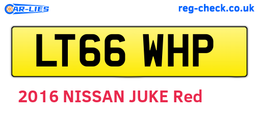 LT66WHP are the vehicle registration plates.