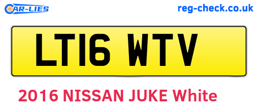 LT16WTV are the vehicle registration plates.