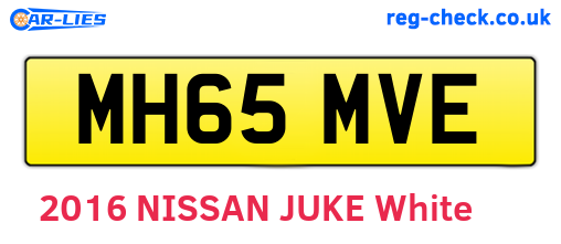 MH65MVE are the vehicle registration plates.