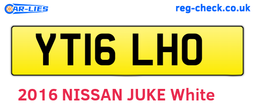 YT16LHO are the vehicle registration plates.