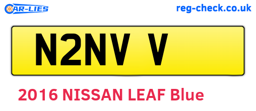 N2NVV are the vehicle registration plates.