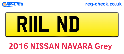 R11LND are the vehicle registration plates.