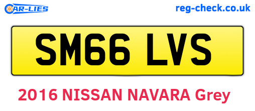 SM66LVS are the vehicle registration plates.