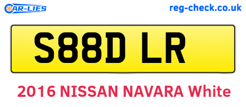 S88DLR are the vehicle registration plates.