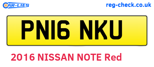 PN16NKU are the vehicle registration plates.