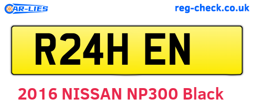 R24HEN are the vehicle registration plates.