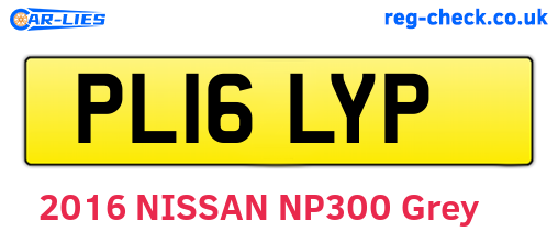 PL16LYP are the vehicle registration plates.