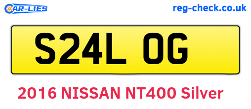 S24LOG are the vehicle registration plates.