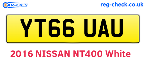 YT66UAU are the vehicle registration plates.