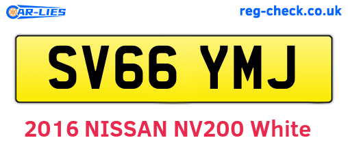 SV66YMJ are the vehicle registration plates.