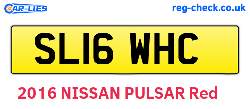 SL16WHC are the vehicle registration plates.