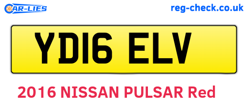 YD16ELV are the vehicle registration plates.