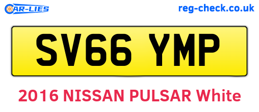 SV66YMP are the vehicle registration plates.