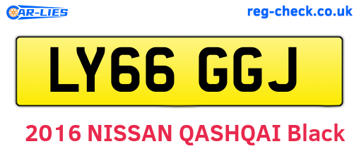 LY66GGJ are the vehicle registration plates.