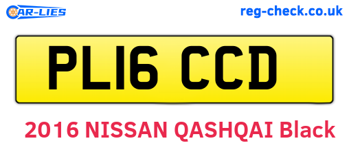 PL16CCD are the vehicle registration plates.