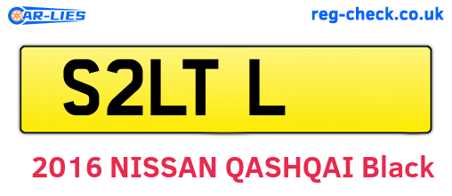 S2LTL are the vehicle registration plates.
