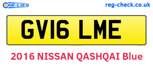 GV16LME are the vehicle registration plates.