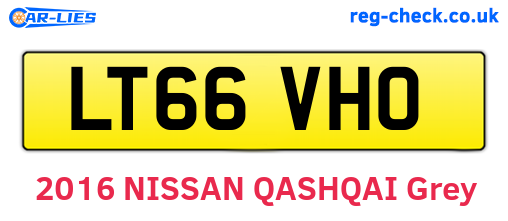 LT66VHO are the vehicle registration plates.