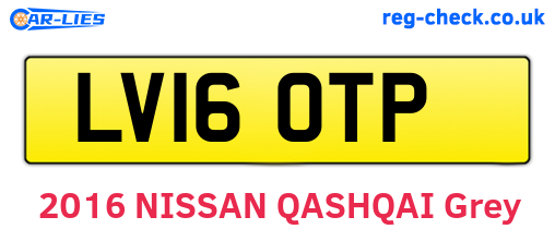 LV16OTP are the vehicle registration plates.
