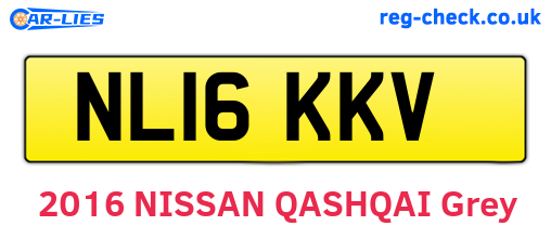 NL16KKV are the vehicle registration plates.