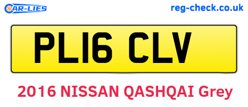 PL16CLV are the vehicle registration plates.