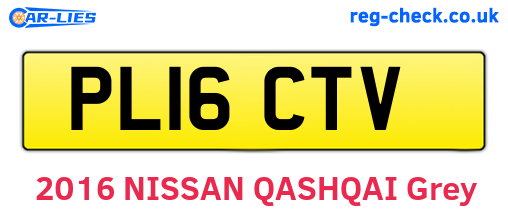 PL16CTV are the vehicle registration plates.