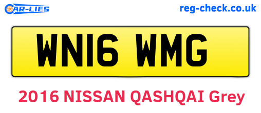 WN16WMG are the vehicle registration plates.