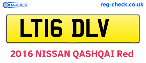 LT16DLV are the vehicle registration plates.