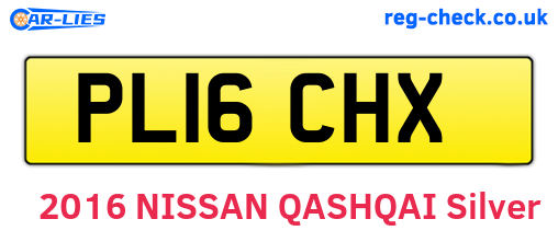 PL16CHX are the vehicle registration plates.
