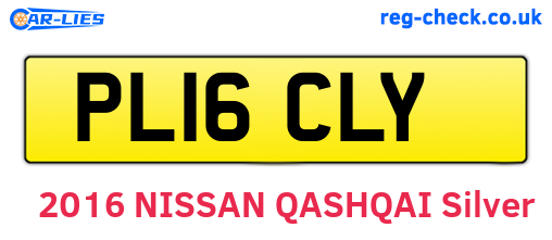 PL16CLY are the vehicle registration plates.