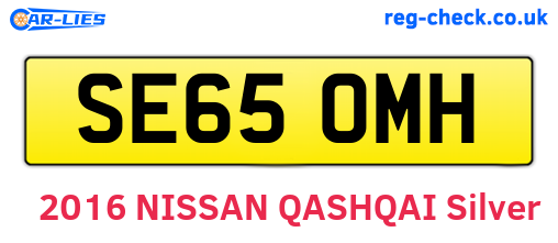 SE65OMH are the vehicle registration plates.