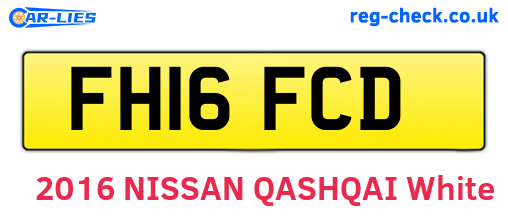 FH16FCD are the vehicle registration plates.