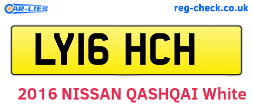 LY16HCH are the vehicle registration plates.