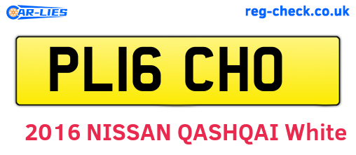 PL16CHO are the vehicle registration plates.
