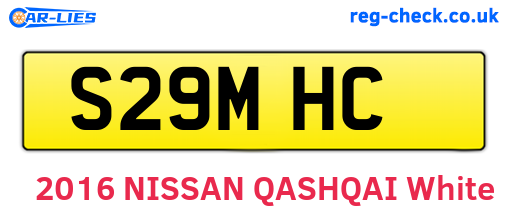 S29MHC are the vehicle registration plates.