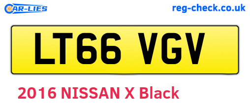 LT66VGV are the vehicle registration plates.