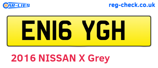 EN16YGH are the vehicle registration plates.