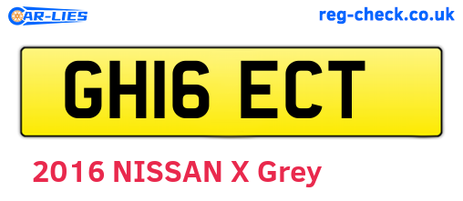 GH16ECT are the vehicle registration plates.