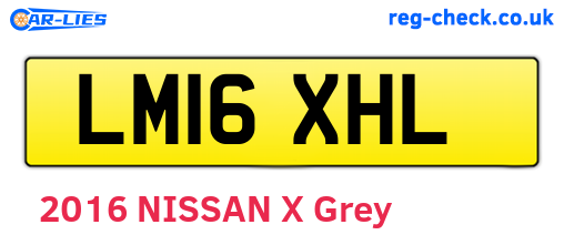 LM16XHL are the vehicle registration plates.