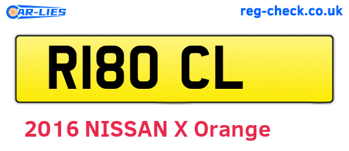 R18OCL are the vehicle registration plates.