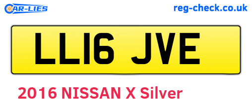 LL16JVE are the vehicle registration plates.