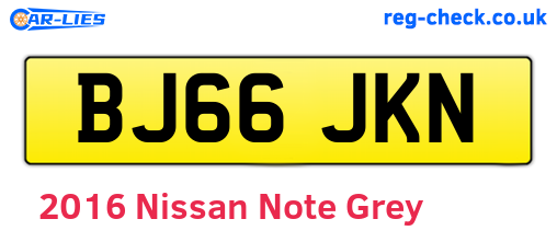 Grey 2016 Nissan Note (BJ66JKN)