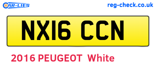 NX16CCN are the vehicle registration plates.