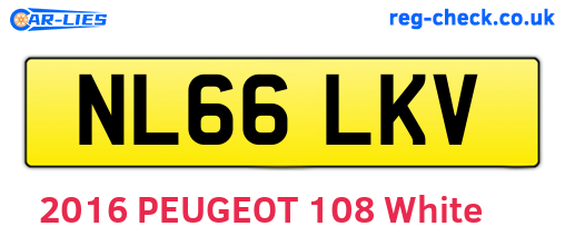 NL66LKV are the vehicle registration plates.