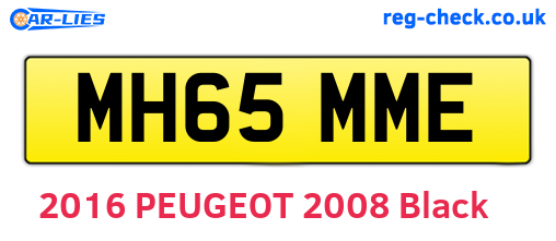 MH65MME are the vehicle registration plates.