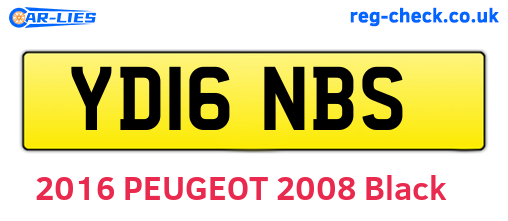 YD16NBS are the vehicle registration plates.
