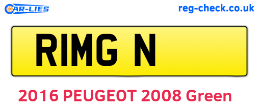 R1MGN are the vehicle registration plates.