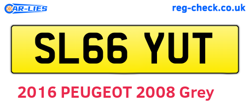 SL66YUT are the vehicle registration plates.