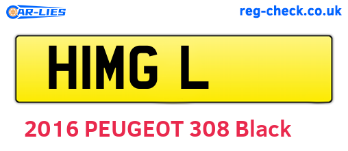 H1MGL are the vehicle registration plates.