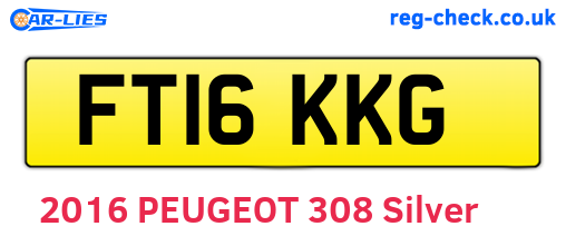 FT16KKG are the vehicle registration plates.